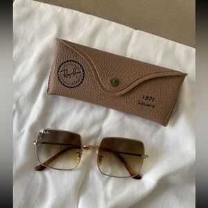Ray Ban square brown sunglasses